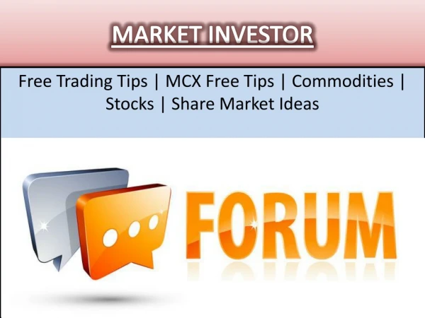 Share Market Investor Ideas