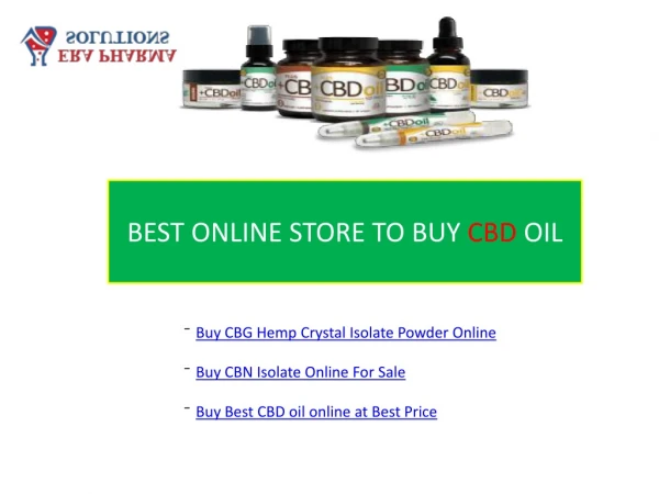 Best Online Store to Buy CBD Oil