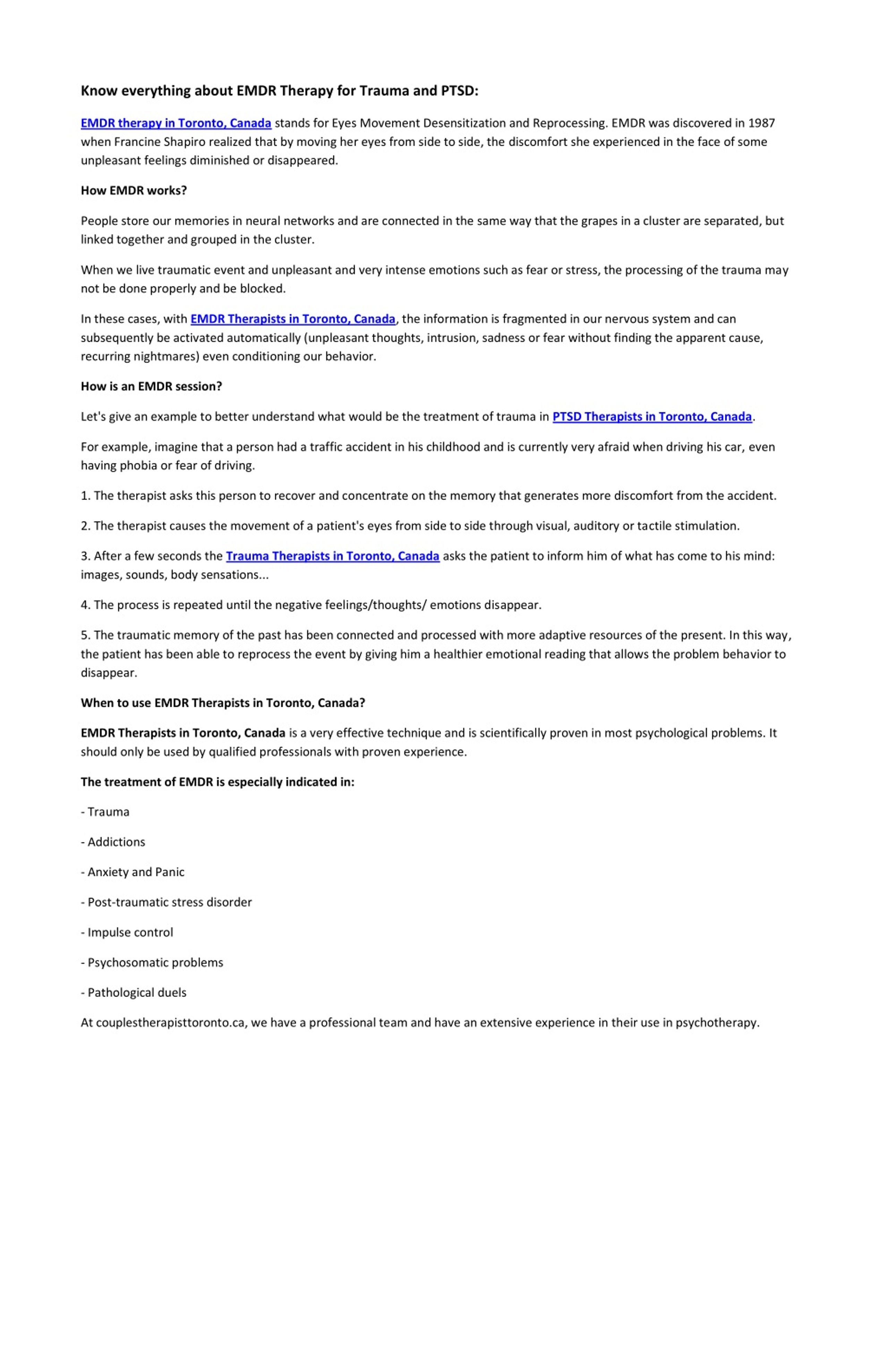 PPT - Know everything about EMDR Therapy for Trauma and PTSD ...