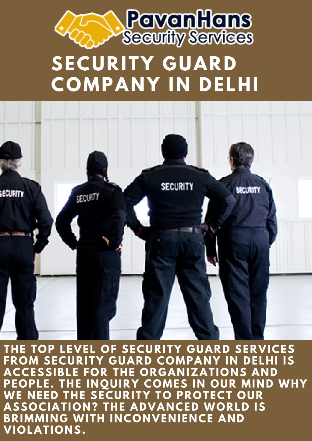 security guard company in delhi