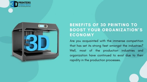 Benefits Of 3D Printing To Boost Your Organization’s Economy (1)