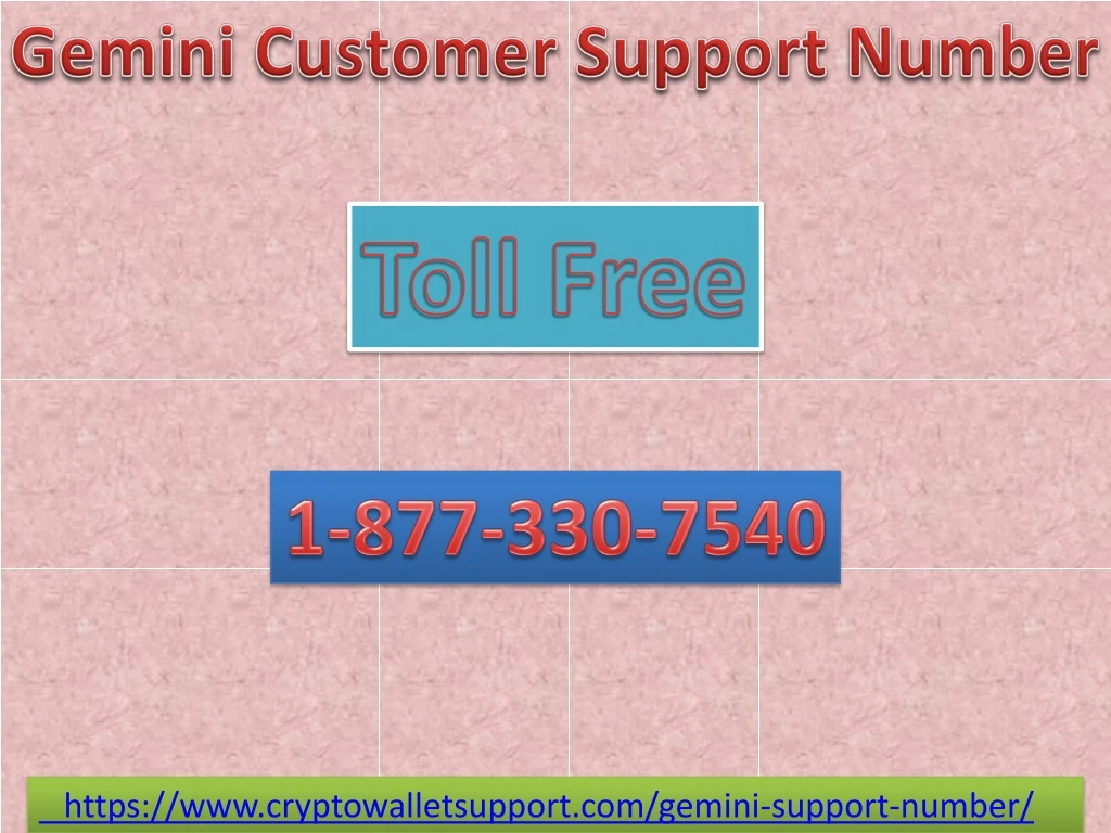 gemini customer s upport number