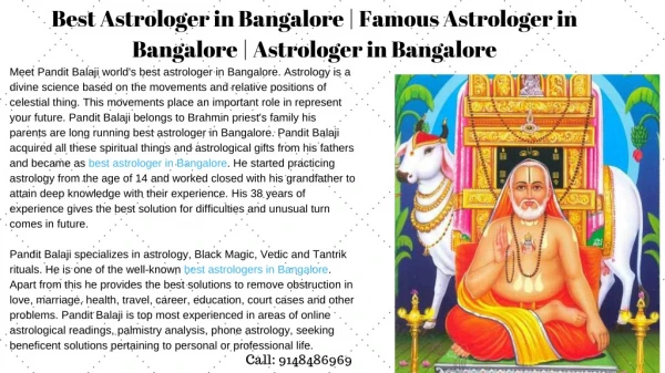 Best Astrologer in Bangalore | Famous Astrologer in Bangalore | Astrologer in Bangalore