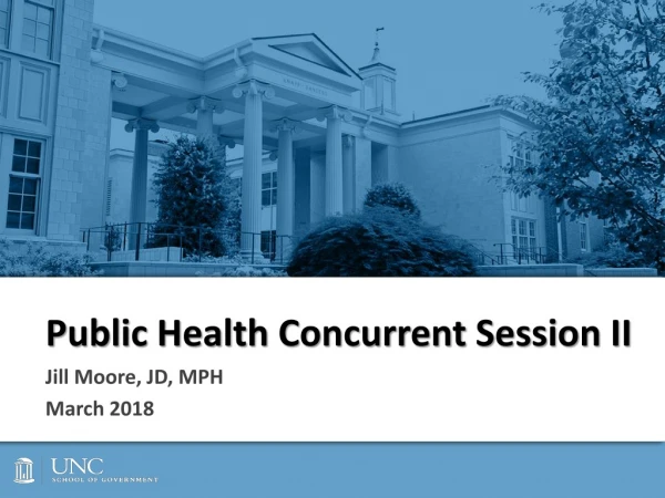 Public Health Concurrent Session II