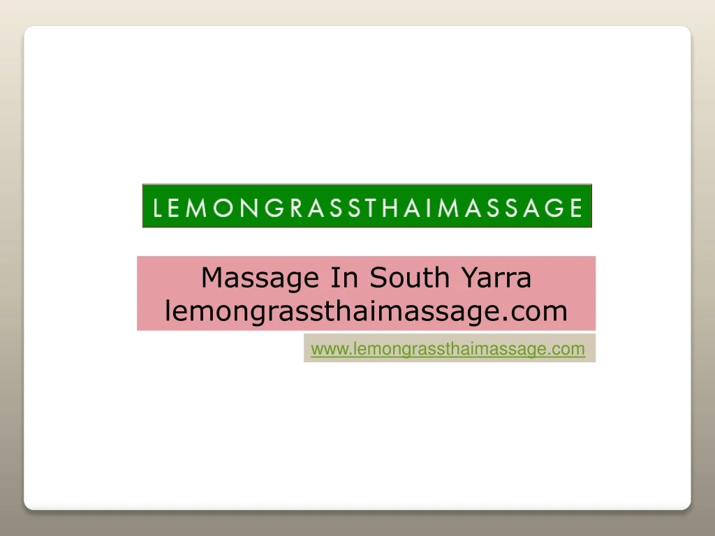 massage in south yarra lemongrassthaimassage com
