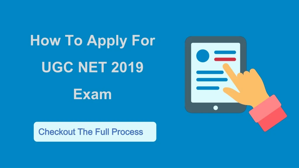 how to apply for ugc net 2019 exam