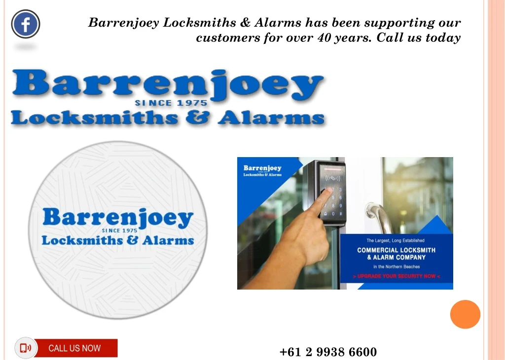 barrenjoey locksmiths alarms has been supporting