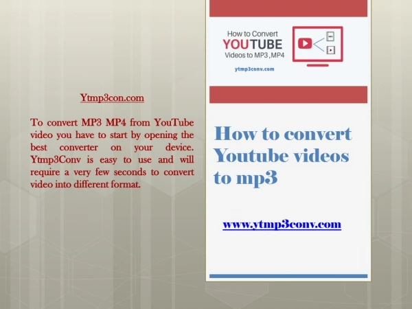 How to Convert YouTube Video to Mp4