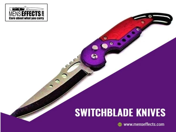 Affordable and Quality switchblade knives from Men's Effects!