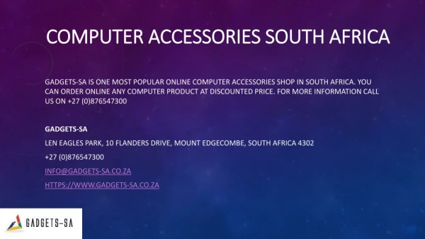 Computer Accessories South Africa