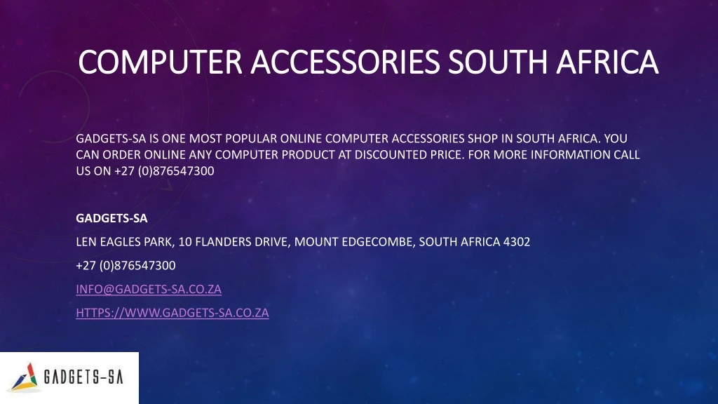 computer accessories south africa computer