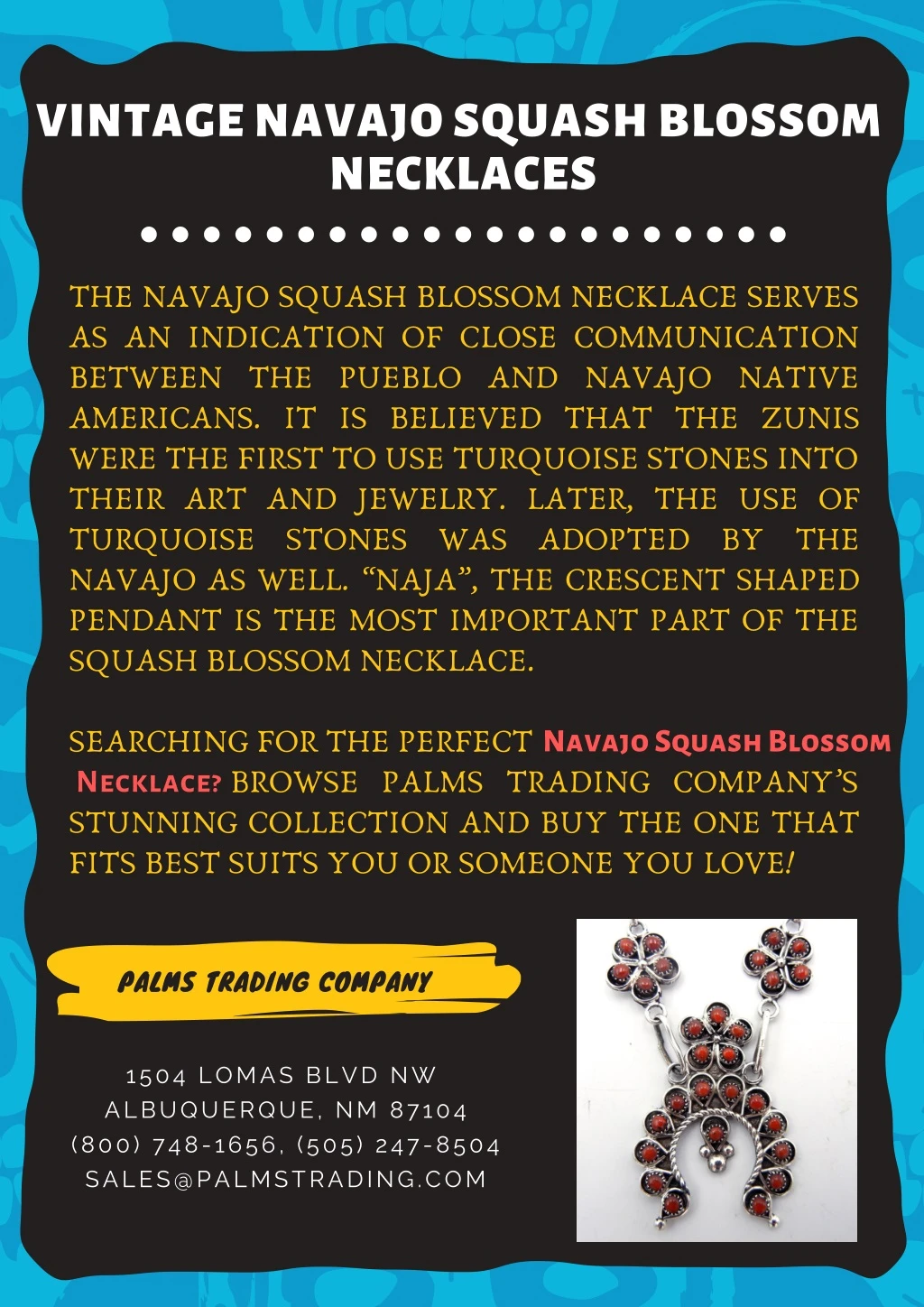 vintage navajo squash blossom necklaces