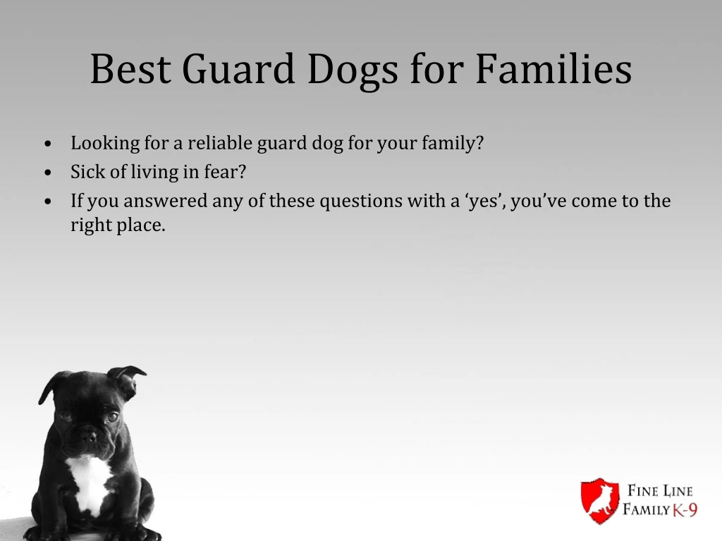 best guard dogs for families