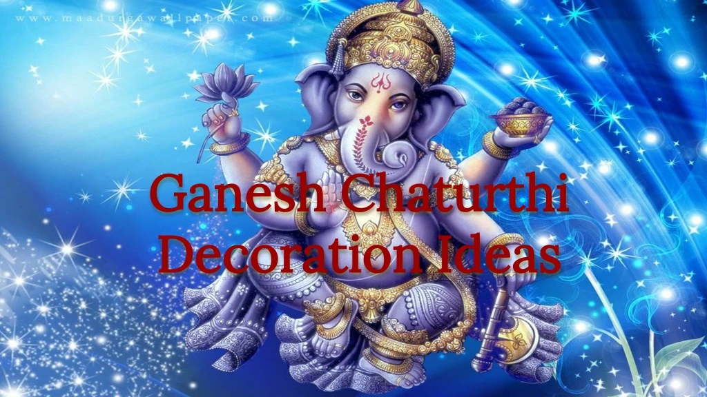 ganesh chaturthi decoration ideas