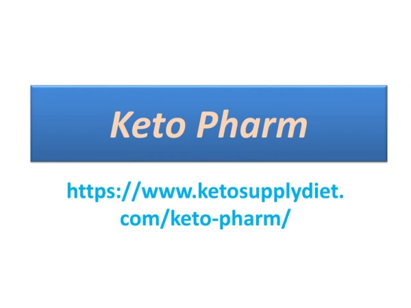 Keto Pharm : Avoiding Oxidative Tension and Free Radicals.