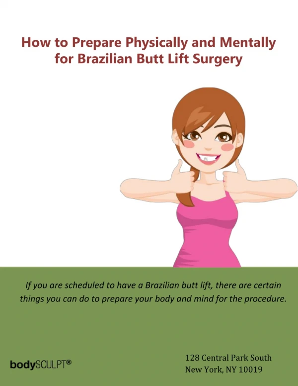 How to Prepare Physically and Mentally for Brazilian Butt Lift Surgery