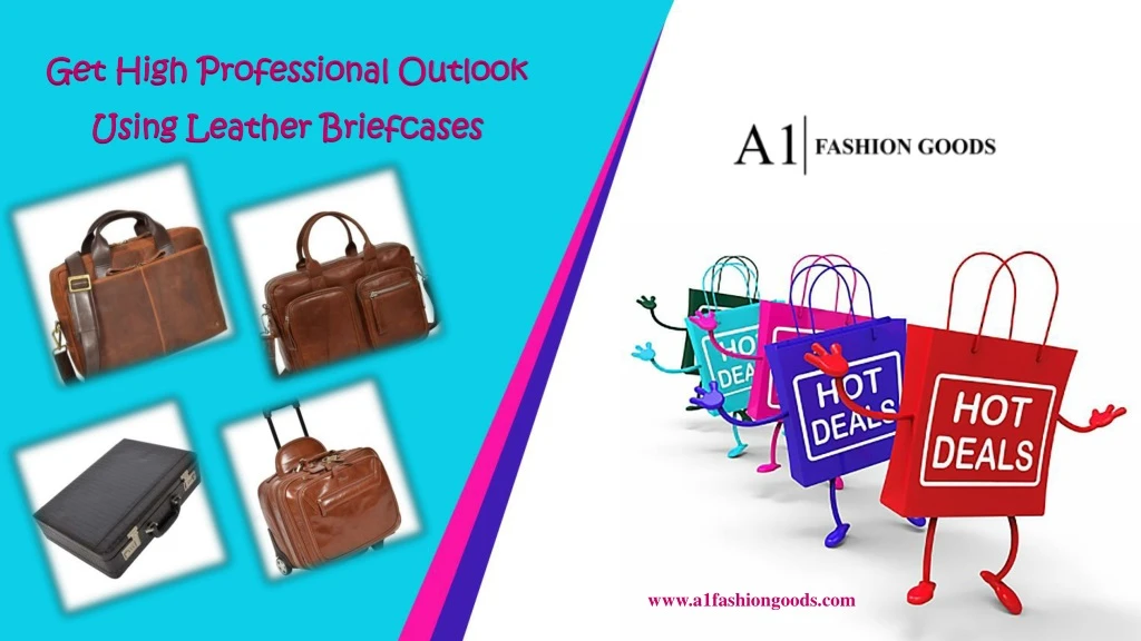 get high professional outlook using leather