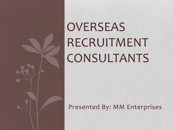 Overseas Recruitment Agency in India