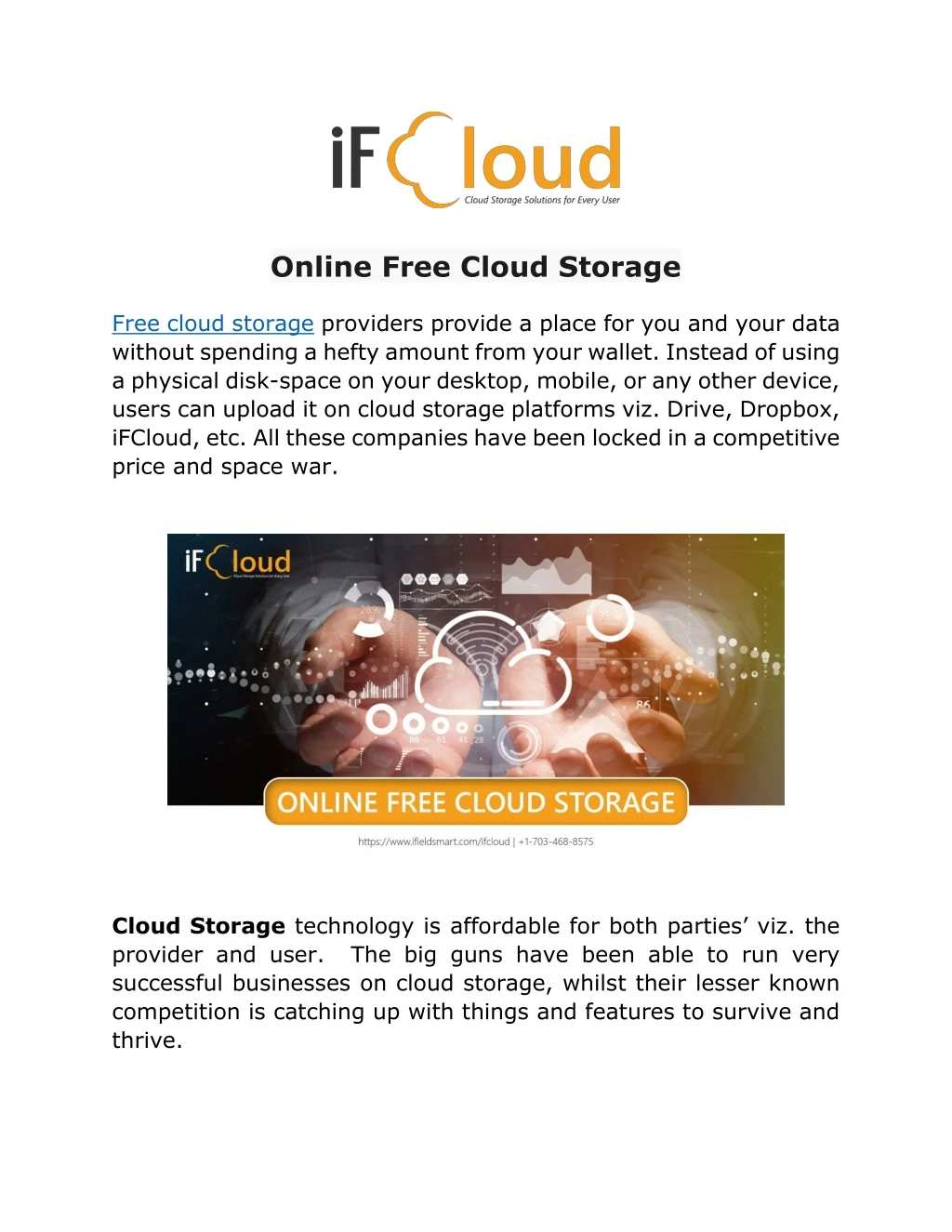 online free cloud storage