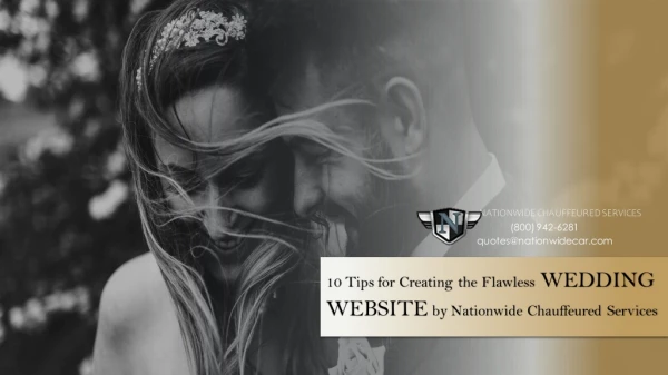 10 Tips for Creating the Flawless Wedding Website by Nationwide Chauffeured Services