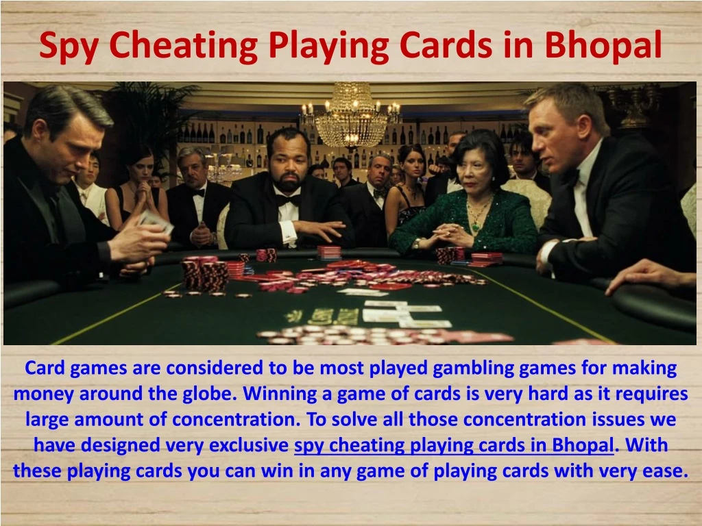 spy cheating playing cards in bhopal
