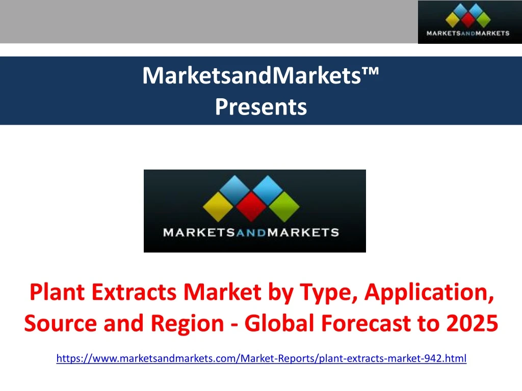 marketsandmarkets presents