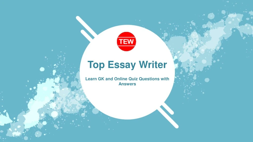 top essay writer