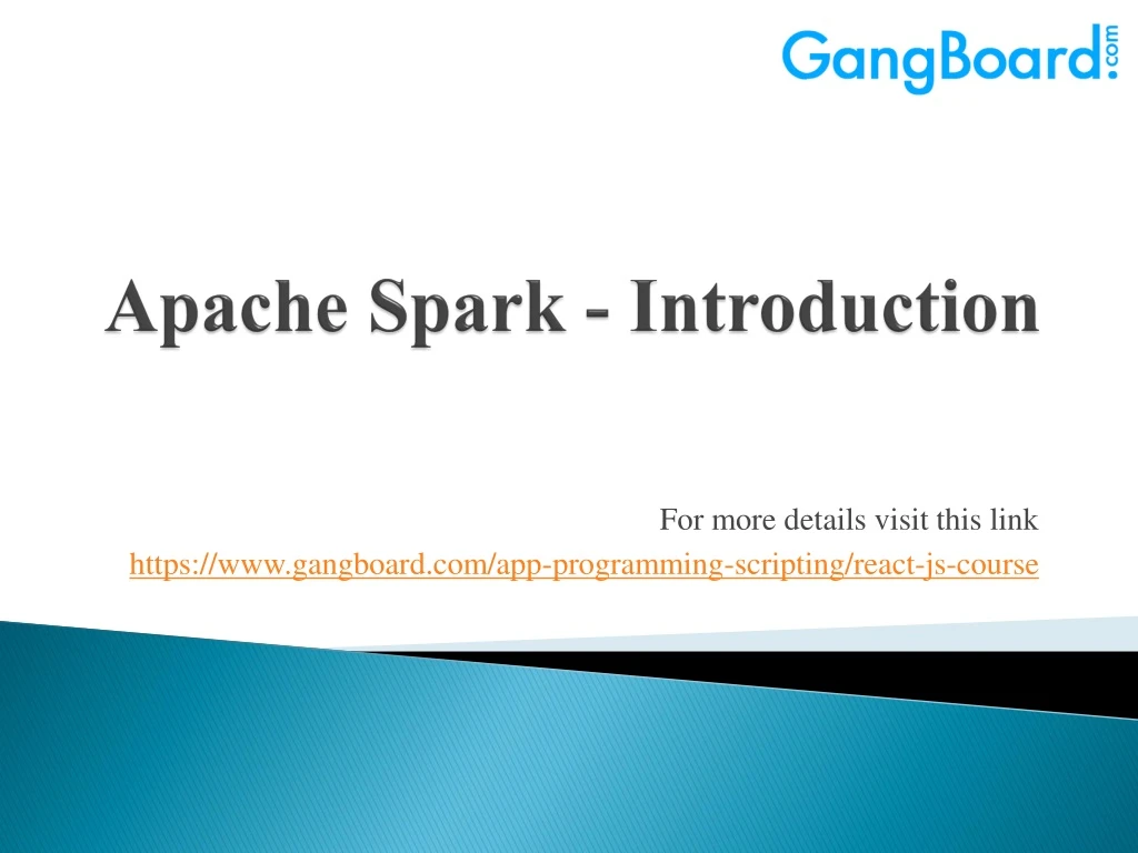 apache spark introduction