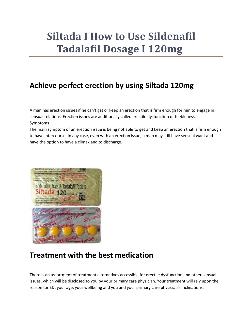 siltada i how to use sildenafil tadalafil dosage
