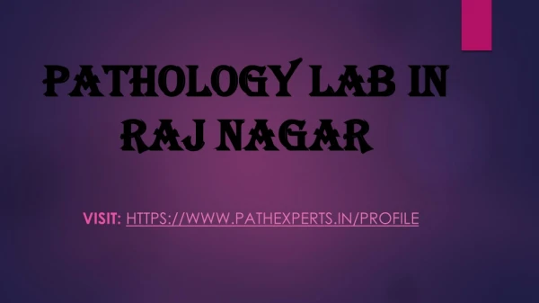 pathology lab in raj nagar