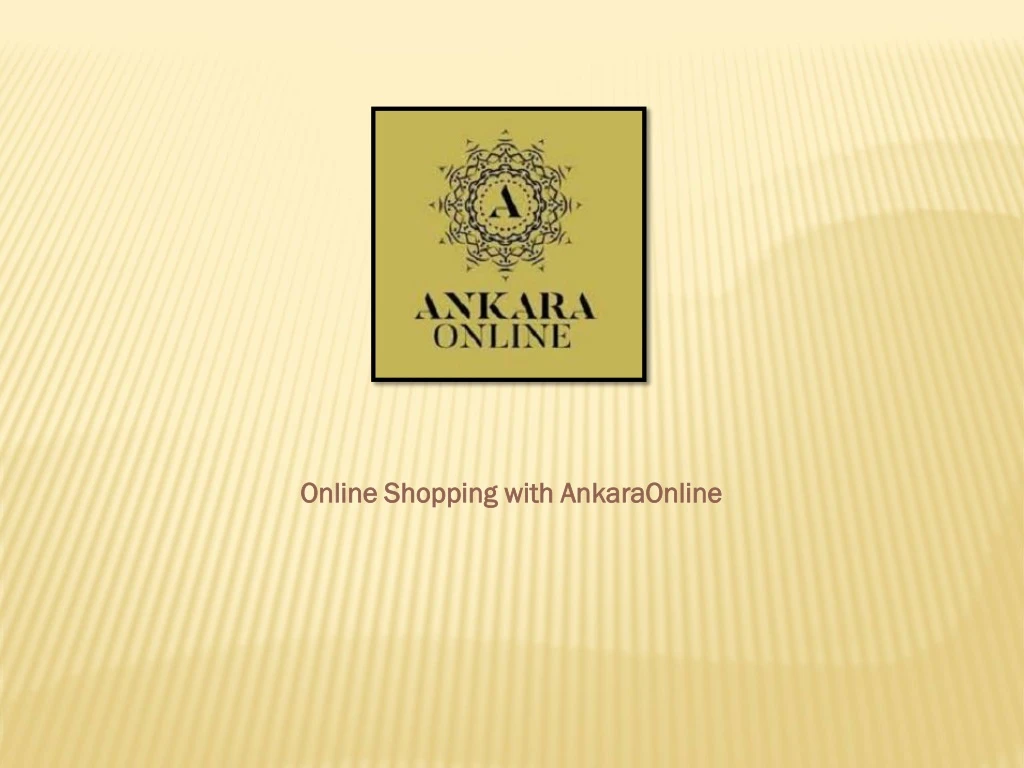 online shopping with ankaraonline