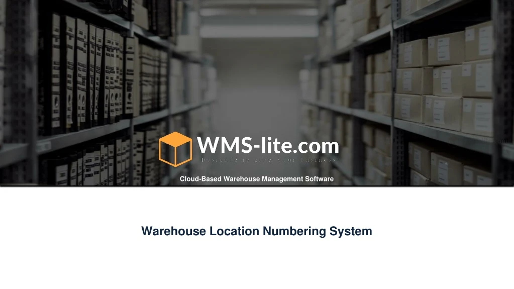 cloud based warehouse management software