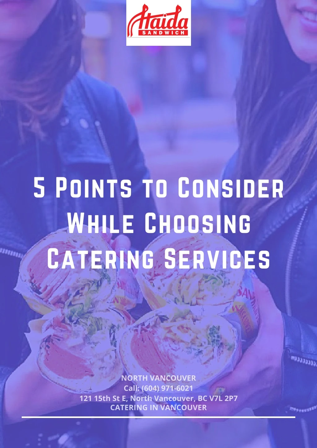 5 points to consider while choosing catering