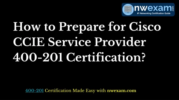 CCIE Service Provider 400-201 (CCIE SP): Sample Question