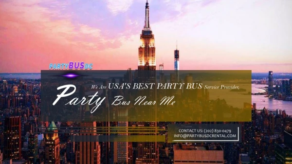 Party Bus Rental Near Me - (202) 830-0479