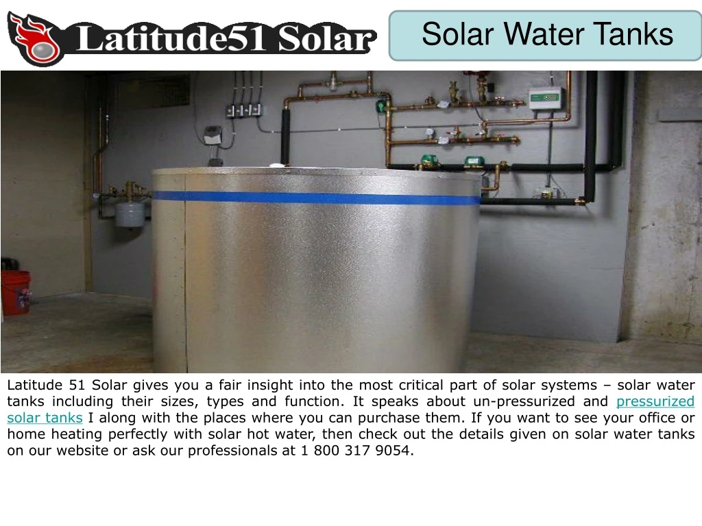 solar water tanks