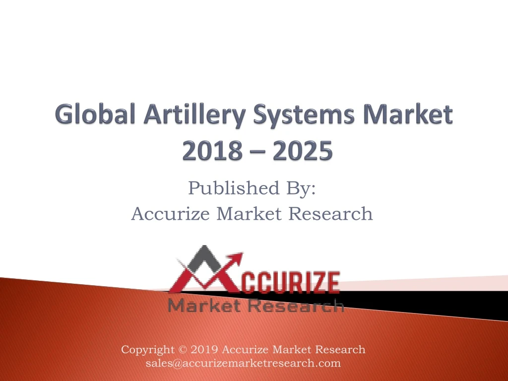 global artillery systems market 2018 2025