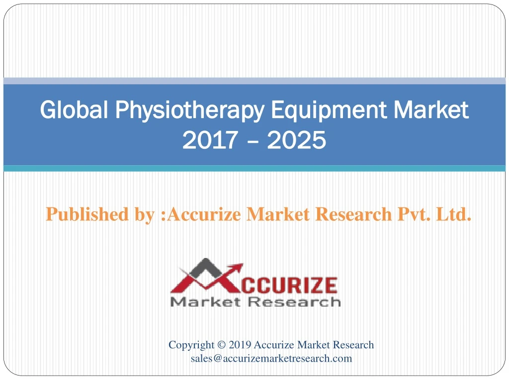 global physiotherapy equipment market 2017 2025