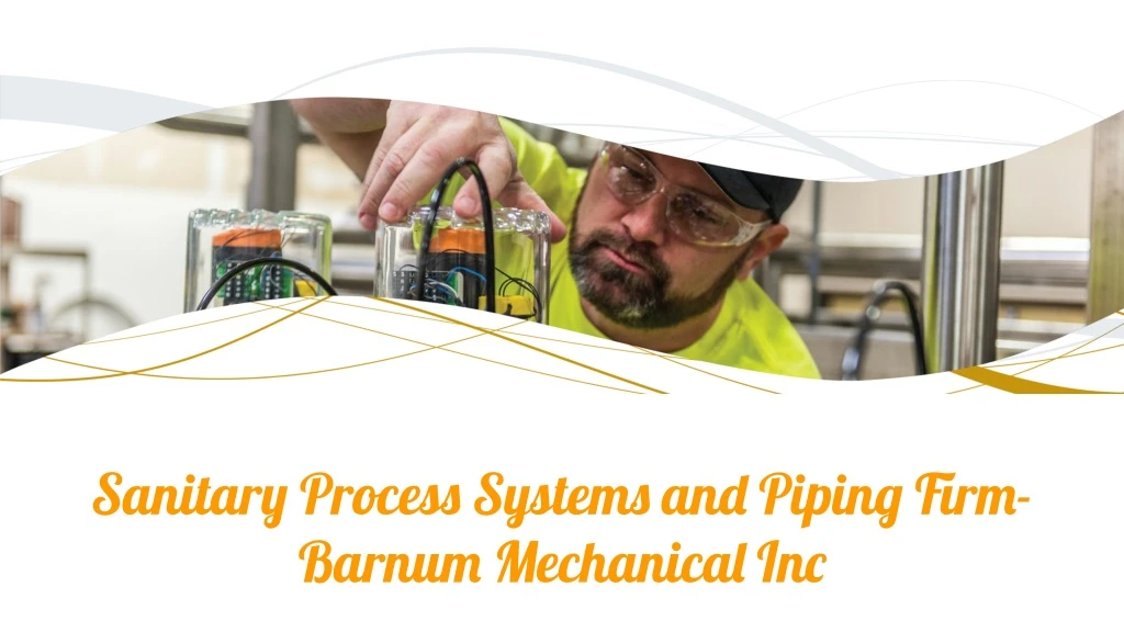 sanitary process systems and piping firm barnum