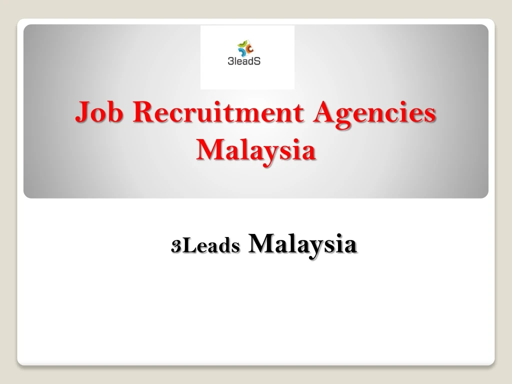 job recruitment agencies malaysia