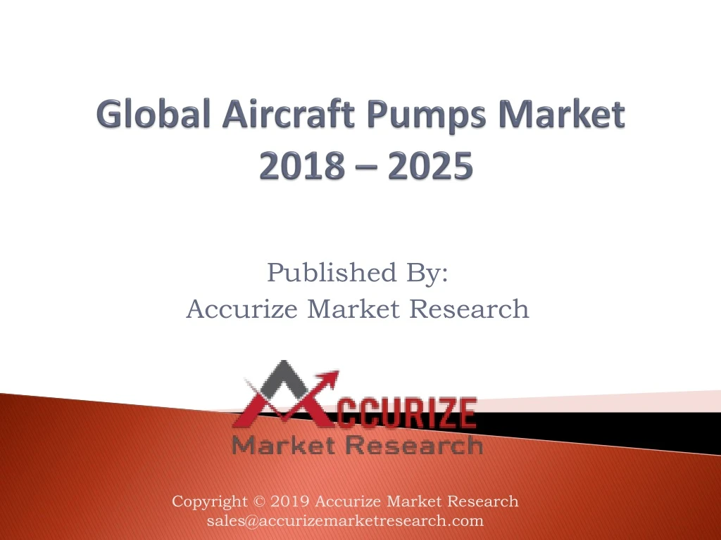 global aircraft pumps market 2018 2025