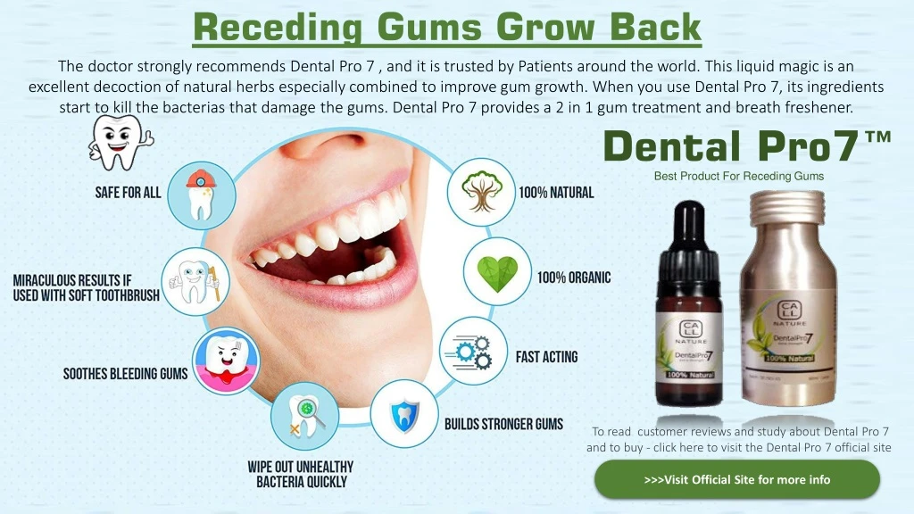 receding gums grow back