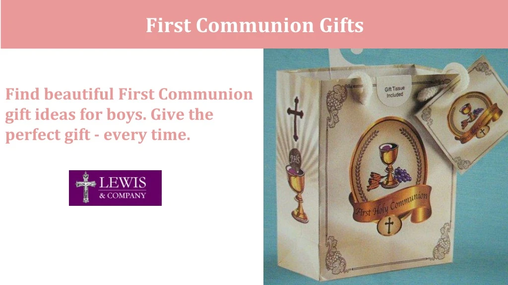 first communion gifts