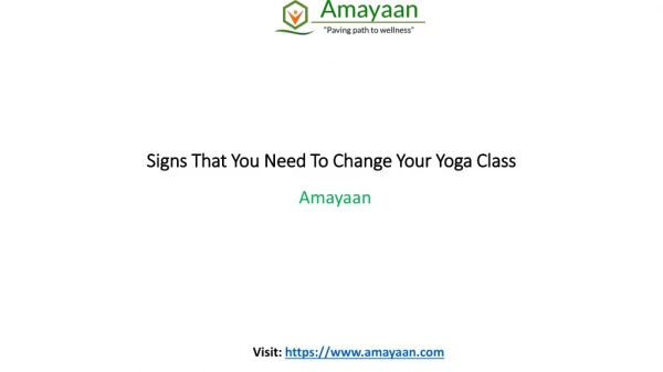 Signs That You Need To Change Your Yoga Class
