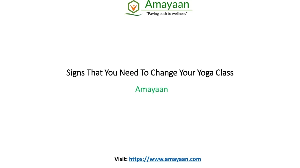 signs that you need to change your yoga class