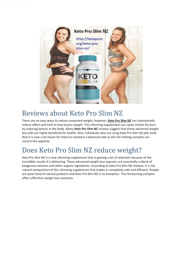 Keto Pro Slim NZ