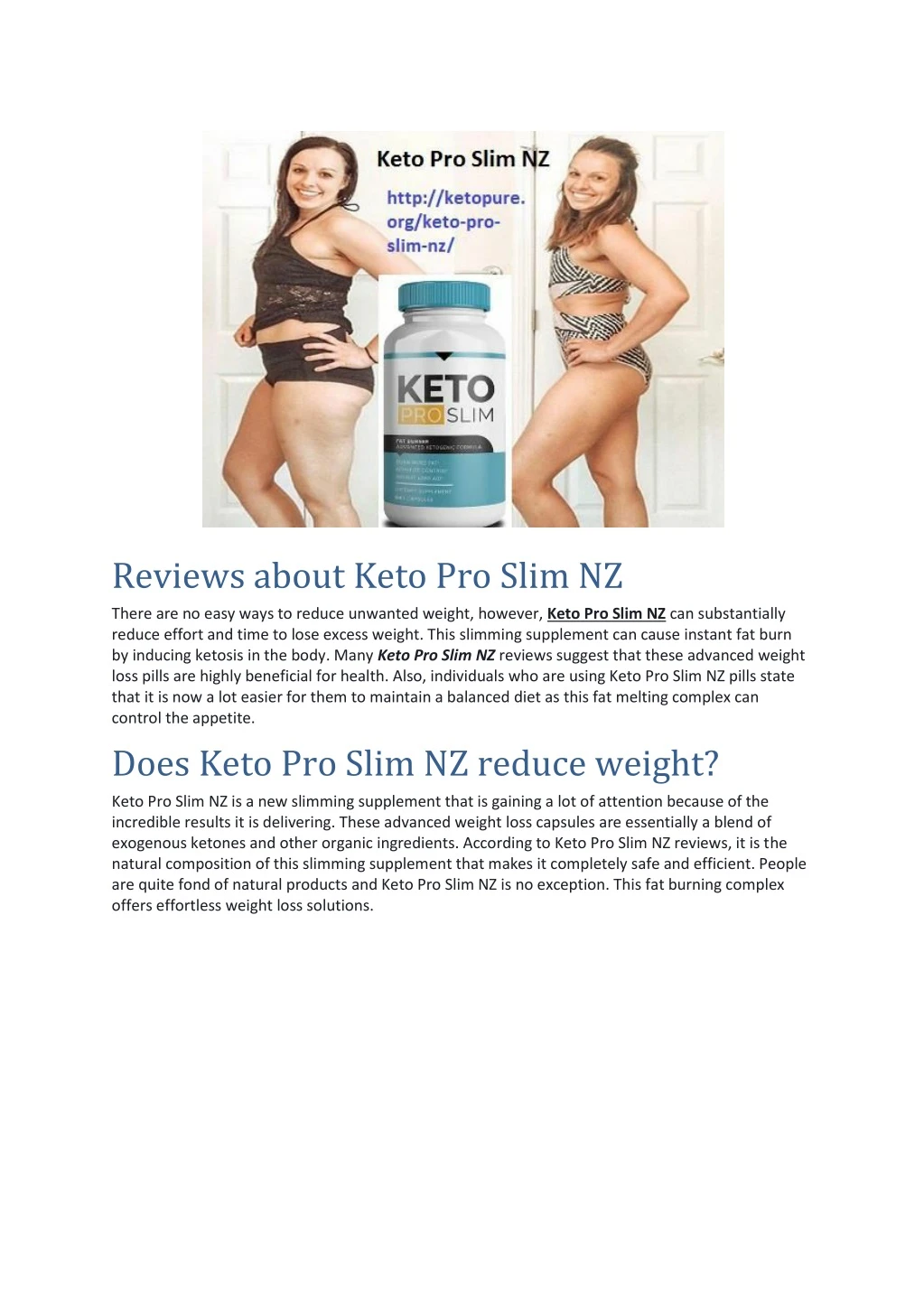 reviews about keto pro slim nz