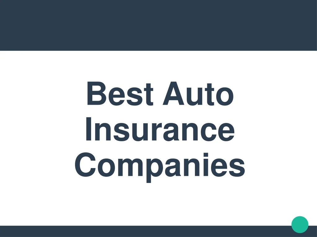 best auto insurance companies