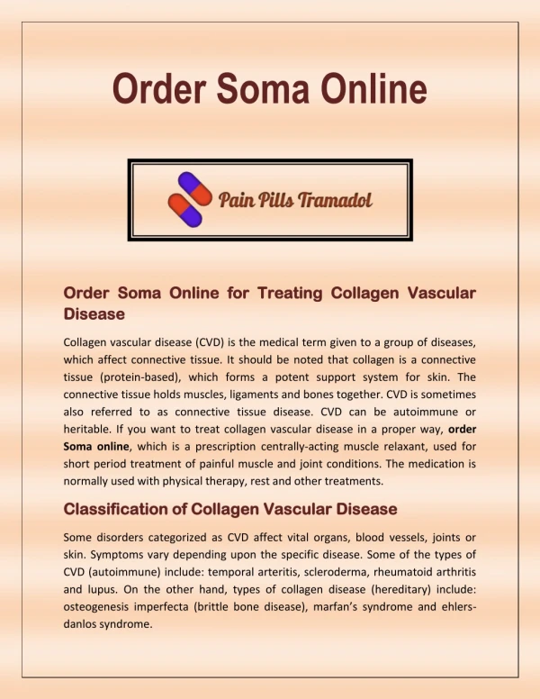 Order Soma Online