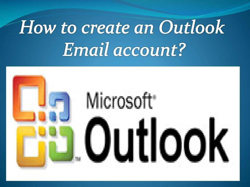 how to create an outlook email account